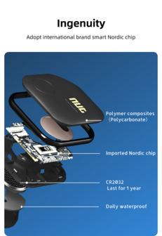 Nut 5 Smart Bluetooth keyfinder (Zwart)
