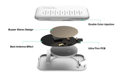 Nut Mini Smart Bluetooth keyfinder (Wit)